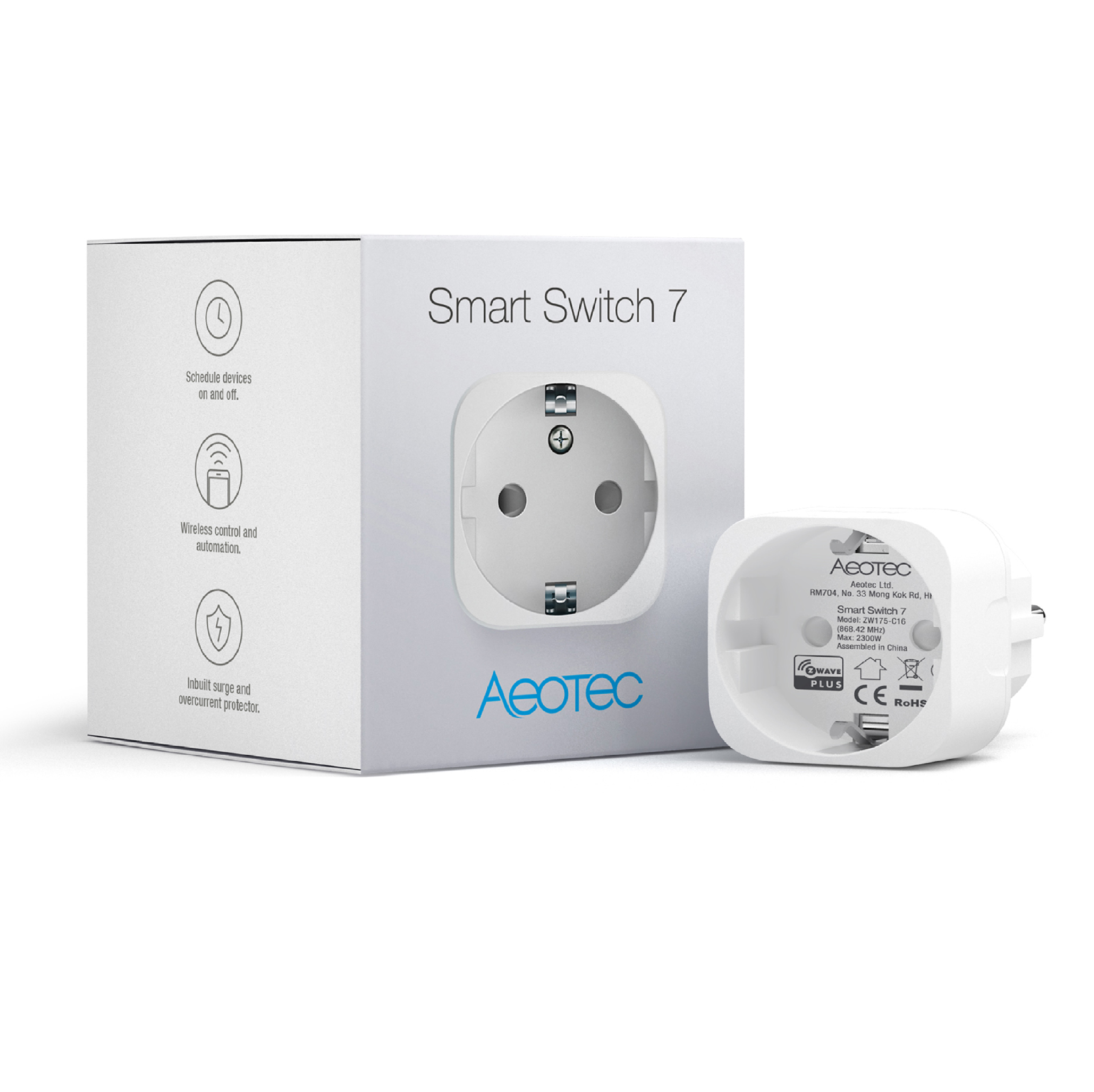 Umnaya Rozetka Aeotec Smart Switch 7 Z Wave Aeoezw175 Z Wave